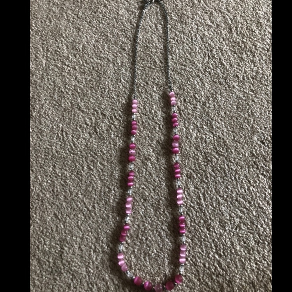 Necklace - pink